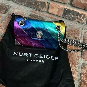 Leather Rainbow Kurt Geiger Mini Kensington Purse